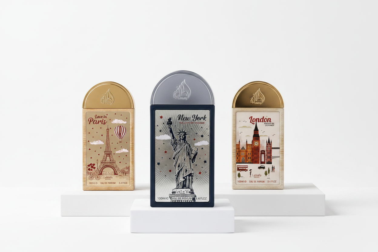Lattafa Cities Discovery Set — Group Shot